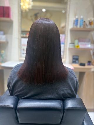 ミディアム 透明感カラー🧡 静岡/♡ヘアセットのヘアスタイル