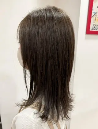 ミディアム カラー 秋葉 一郎のヘアスタイル