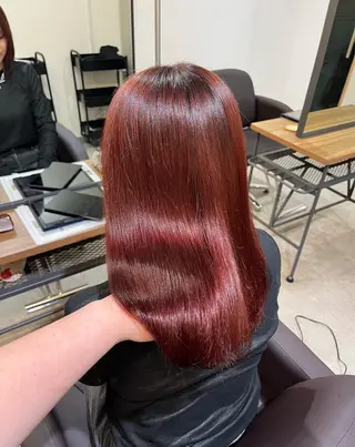 カラー 🎀韓国レイヤー/ 🫧透明感カラーのヘアスタイル