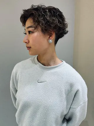 ショート 🩵縮毛矯正・ボブ 岩原朋也🩵のヘアスタイル
