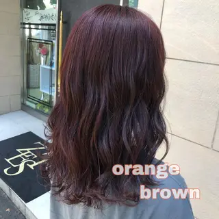ロング カラー ヘアアレンジ TSUNA 🌙 Lim 五反田のマツエク・マツパデザイン