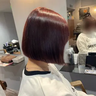 ショート Mimi🎀ブリーチ なし透明感 Ｗカラーのヘアスタイル