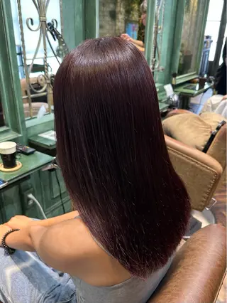 セミロング ケイジ✨透明感 /艶カラー✨のヘアスタイル