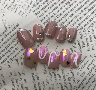 ネイル パラあり！フィルイン 美フォルムのネイルデザイン
