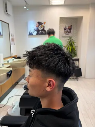 カラー パーマ メンズ men'sヤマカワ /【琉生】のヘアスタイル