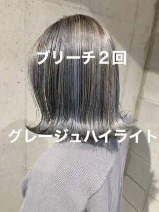 ミディアム カラー ✨森下 直弥✨ 店長🤩のヘアスタイル