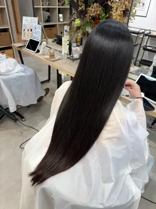 ロング 髪質改善/艶カラー 縮毛矯正/山本由梨のヘアスタイル