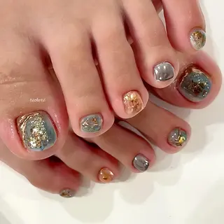 ミディアム ネイル richeri beautyのネイルデザイン