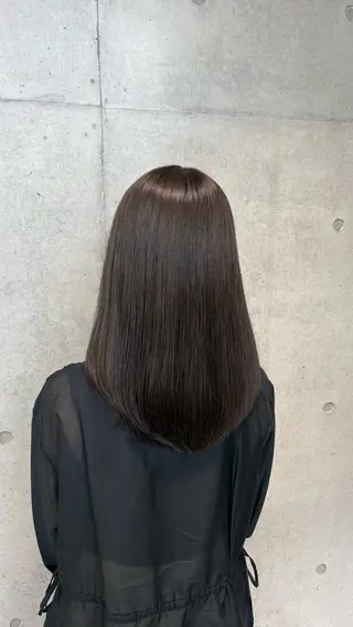 セミロング カラー パーマ ヘアアレンジ メンズ 赤み消し艶カラー/美 髪☘️Reika☘️のヘアスタイル