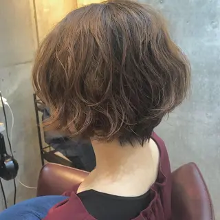 ショート パーマ 増山 大起のヘアスタイル