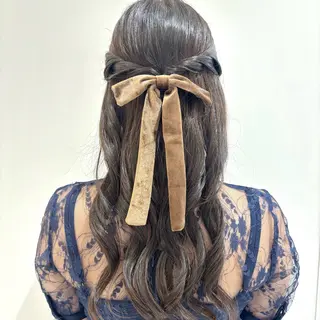 ロング ヘアアレンジ 🌺ヘアアレンジ/ 艶カラー🌺momoのヘアスタイル