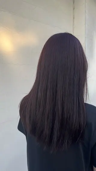 ロング カラー ヤマモト マミコのヘアスタイル