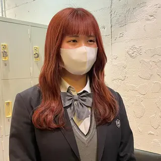 ロング カラー ヘアアレンジ 🎀レイヤー 透明感 カラーyuuri🎀のヘアスタイル
