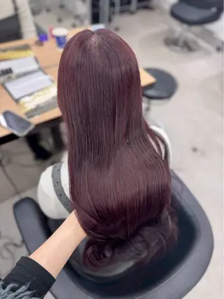 ロング カラー 野口 楓華のヘアスタイル