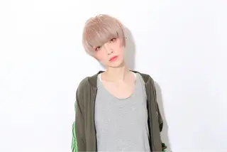 ショート カラー モテ髪透明感❤️ デイズヘアカラーのヘアスタイル