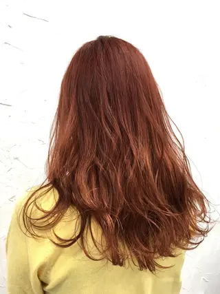 セミロング カラー 脱！黒髪 ダブルカラー【上野】のヘアスタイル