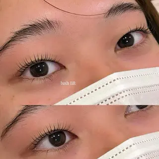 マツエク・マツパ レイヤー/透明感艶 カラー丸山ななほのヘアスタイル