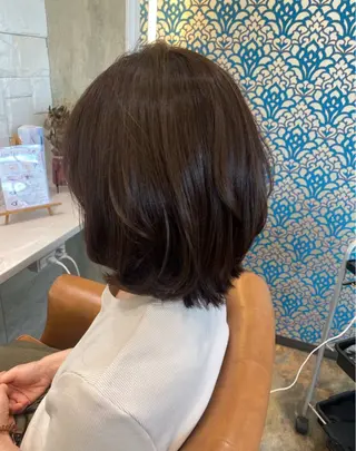 ミディアム カラー ママ美容師 Tsuchiyaのヘアスタイル