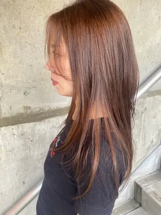ロング カラー SAKI サキのヘアスタイル