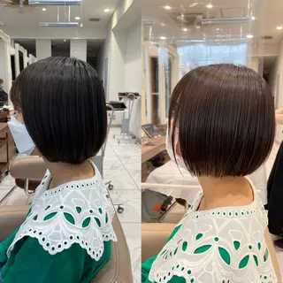 ショート レイヤー🍒ウルフ 🤎店長anju🪽のヘアスタイル