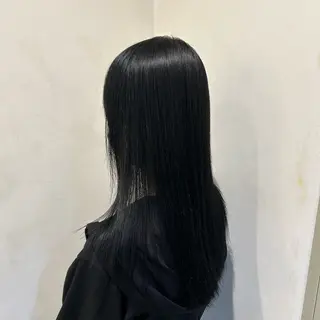 ロング カラー カツキ/GARTE 代官山のヘアスタイル