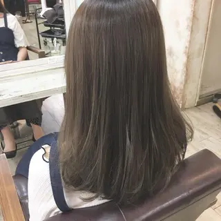 ロング カラー パーマ ヘアアレンジ ◆感動口コミ/最小顔 理論カット◆森口 峻のヘアスタイル
