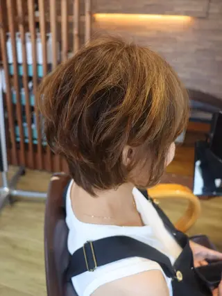 パーマ 北村 亜寿那のヘアスタイル