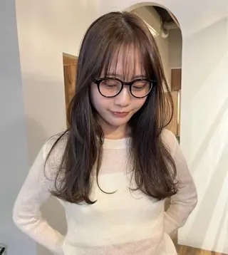 ロング カラー loty すずなのヘアスタイル