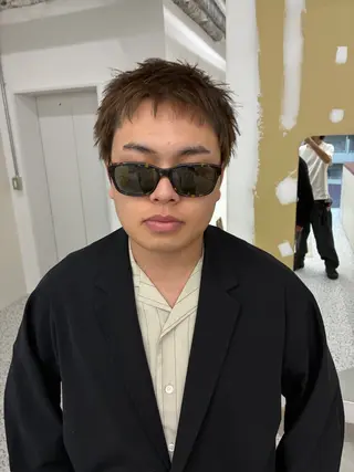 カラー メンズ メンズカット パーマ[佐橋]のヘアスタイル