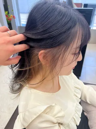 ロング カラー 産休の為お休みです! 小島凜のヘアスタイル