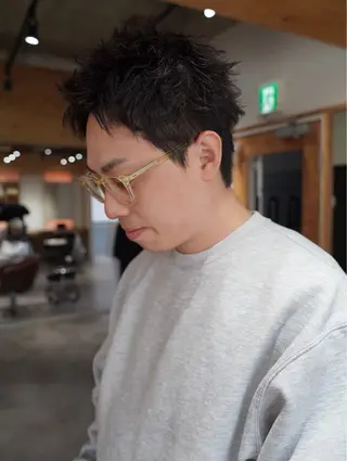 パーマ メンズ 縮毛矯正モデル募集中 SORAのヘアスタイル