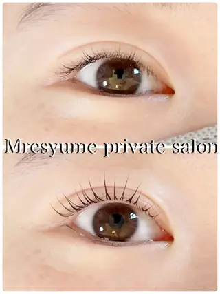 マツエク・マツパ Mresyume MAYUのマツエク・マツパデザイン