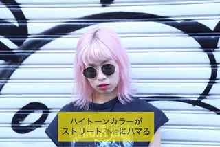 ミディアム カラー ヨシダ トオルのヘアスタイル