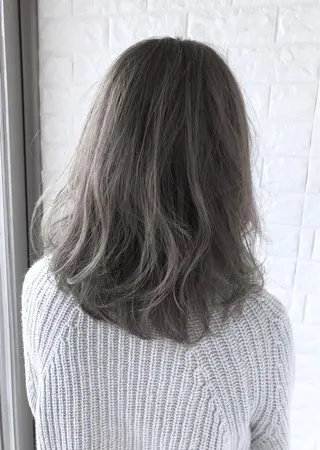 ミディアム 縮毛矯正/髪質改善 主税巧一のヘアスタイル