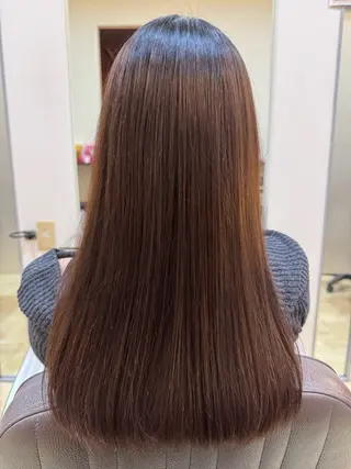 セミロング 髪質改善/艶カラー/ 山本鷹亨のヘアスタイル
