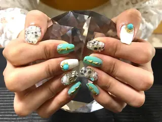 ネイル モチの良さ◉ フィルインネイル♡のネイルデザイン