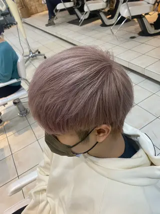 ショート カラー メンズ 🎱メンズ特化🎱 ♠️しおり♠️のヘアスタイル