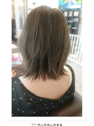 ミディアム 木村 キムラのヘアスタイル