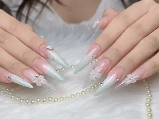 ネイル Sora nail 長さ出し専門店のネイルデザイン