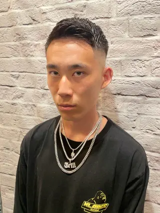 ショート メンズ 新崎 彩翔のヘアスタイル
