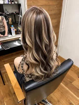 ロング エクステ・髪質改善・ ブリーチ・吉田大介のヘアスタイル
