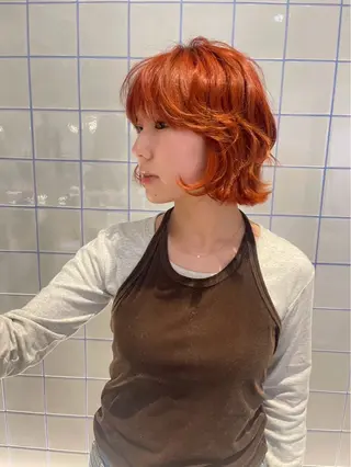 ショート カラー ハイトーンカラー otowa🎀ིྀのヘアスタイル