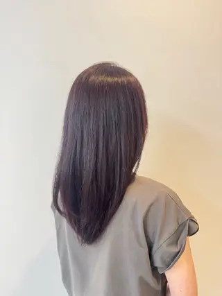 カラー 藤野 菜々美のヘアスタイル
