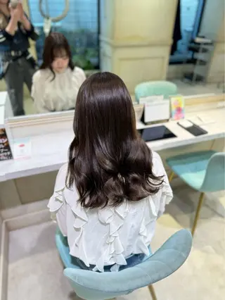 ロング カラー 🎀ブリーチ/透明感 カラー/ななみ🎀のヘアスタイル