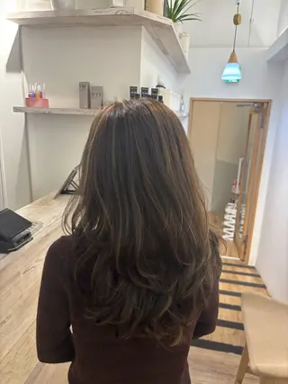 ロング カラー ️韓国ヘア/レイヤー カット❤️Yūkaのヘアスタイル