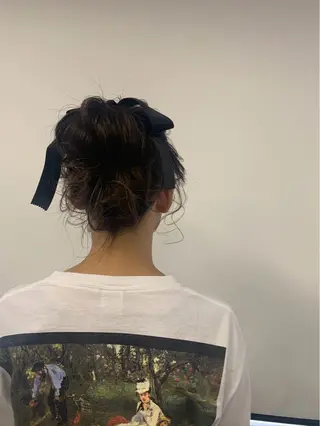 ヘアアレンジ 髪質改善/はるか 透明感カラー🧸のヘアスタイル