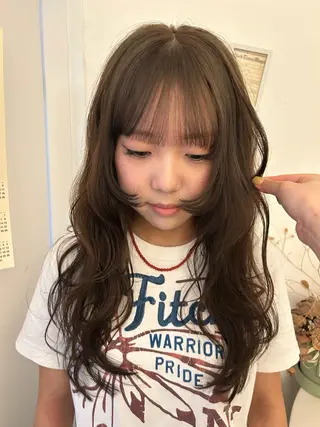 ロング カラー maho/垢抜け パーマカラーのヘアスタイル