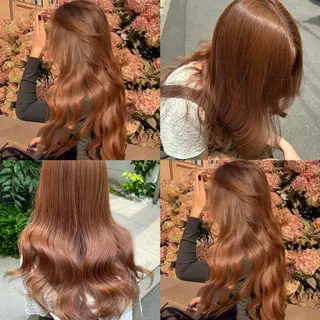 ロング カラー ブリーチなしカラー kana🐱のヘアスタイル