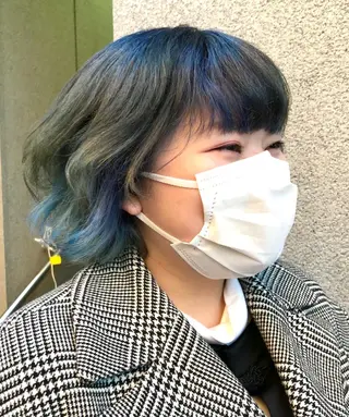 ショート カラー ヘアアレンジ 🪼個性、雰囲気🪼 ⛈オカダ🎧のヘアスタイル