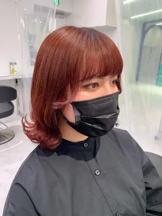 ショート カラー ヘアアレンジ ダブルカラー｜ なおき｜池袋美容師のヘアスタイル